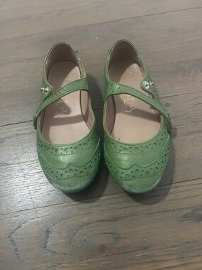 Girls papanatas Green Mary Jane Shoes 29